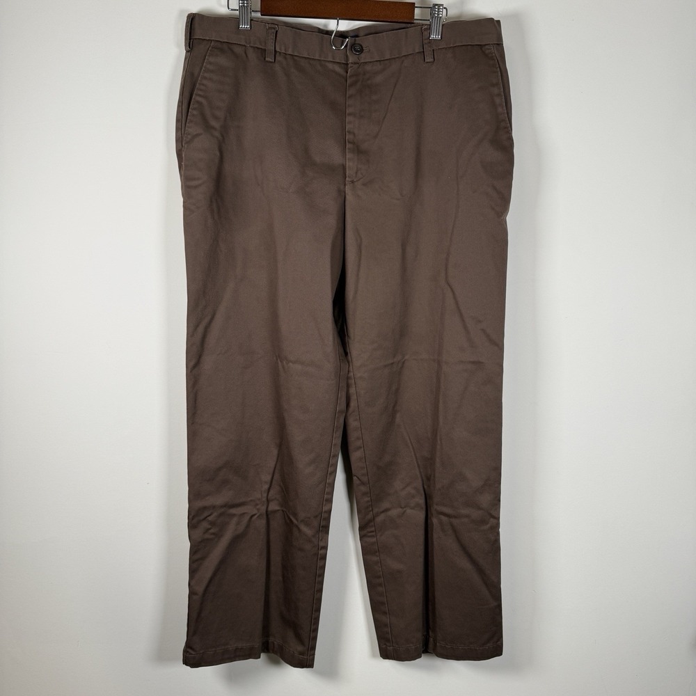 Orvis Men's Dress Pant Brown Micro Ribbed Size 40x28
